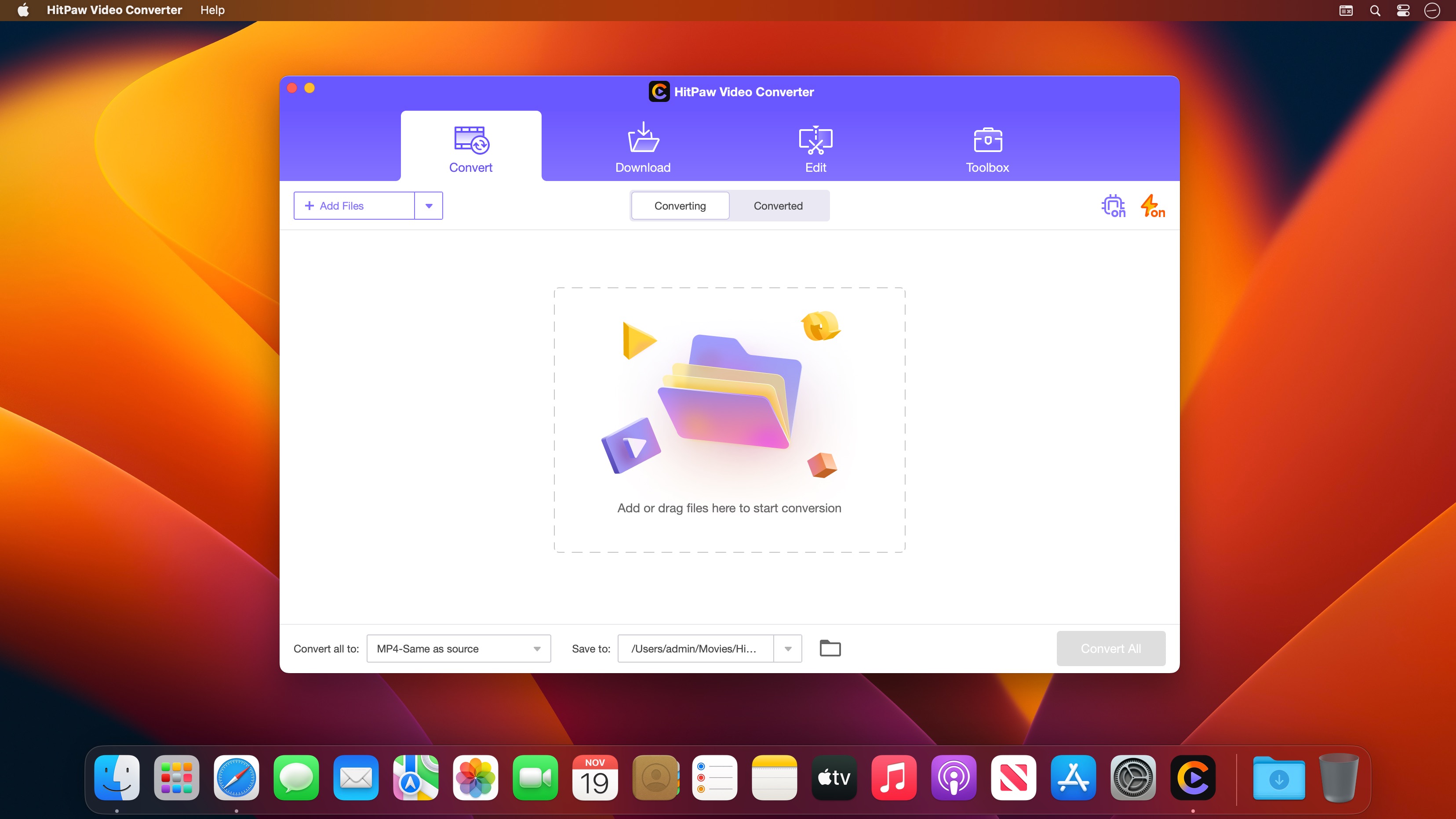 HitPaw Video Converter screenshot 1
